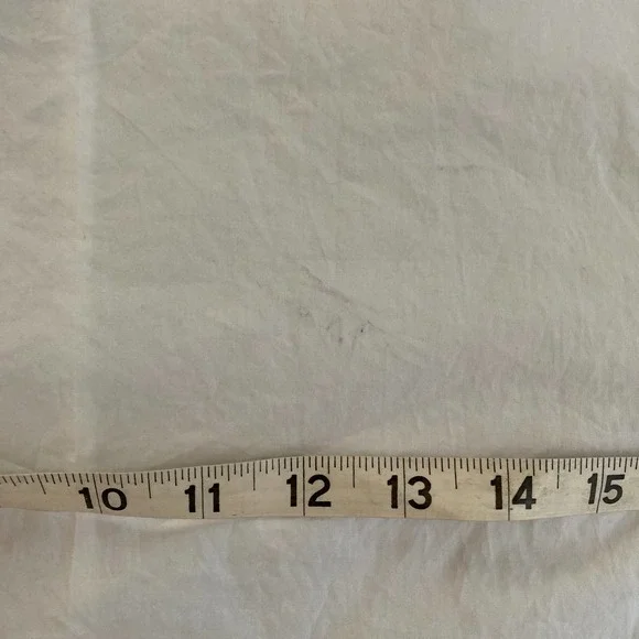 See by Chloe White Shirt Dress with Ruffled Sleeves - Size 34 - Picture 7 of 7